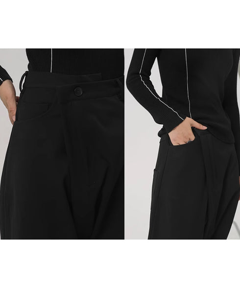 Cropped Harem Pants